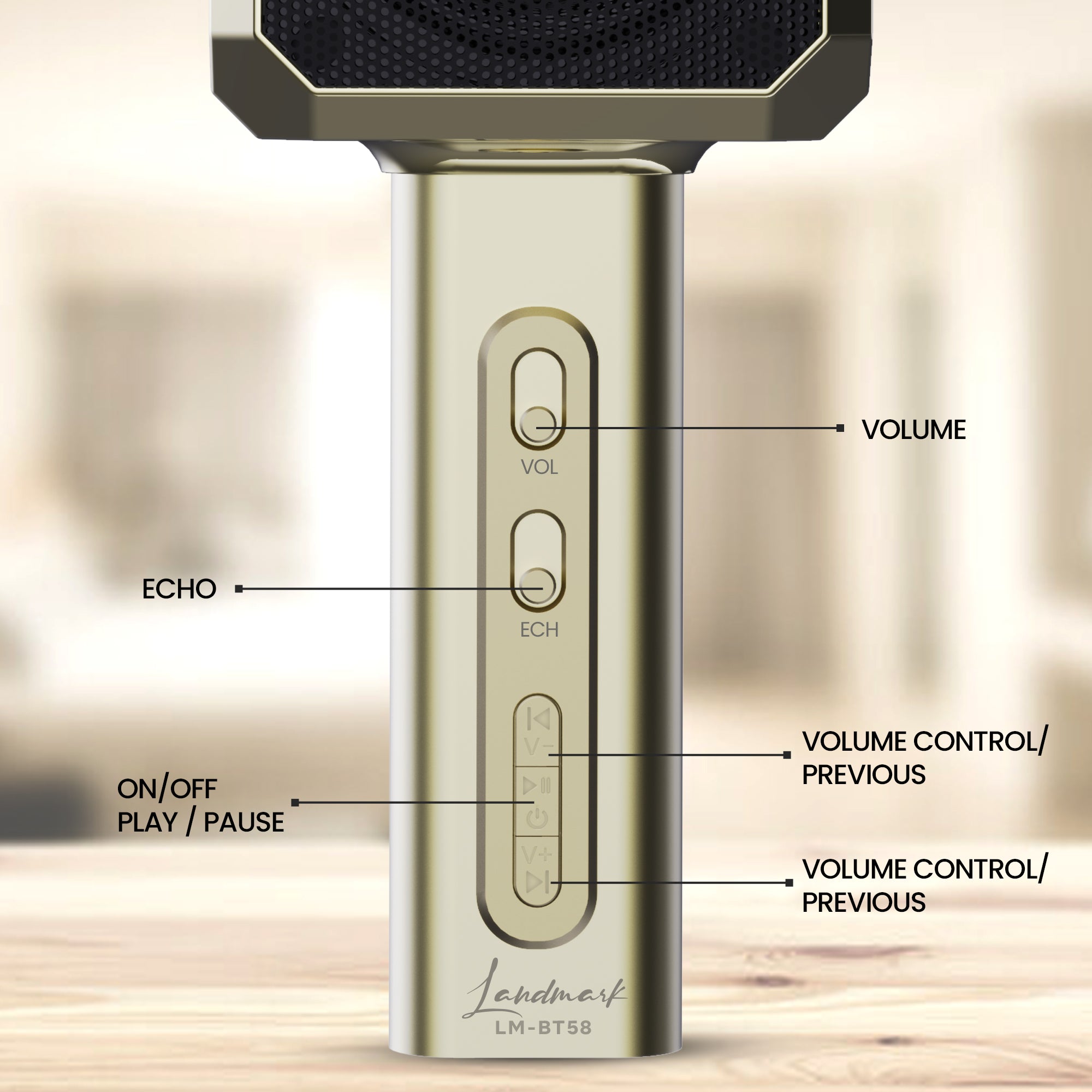 Landmark Karaoke Mic BT58: Unleash Your Inner Star