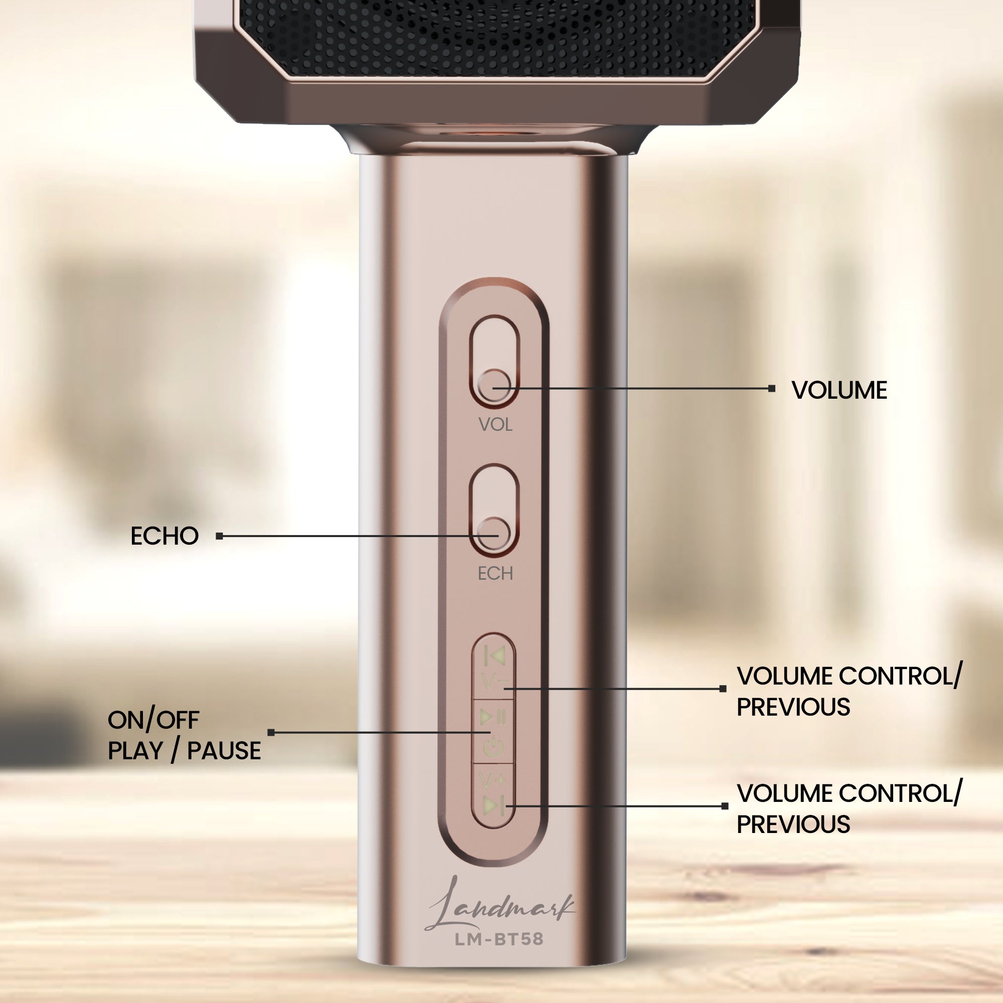 Landmark Karaoke Mic BT58: Unleash Your Inner Star