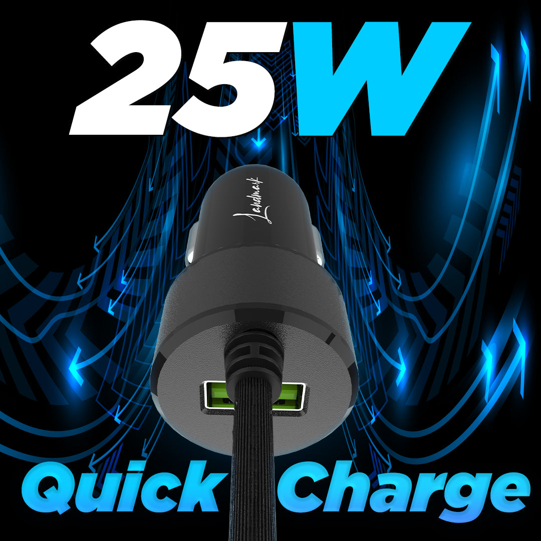 Landmark Car Charger CC608: 3-in-1 Quick Charge Solution