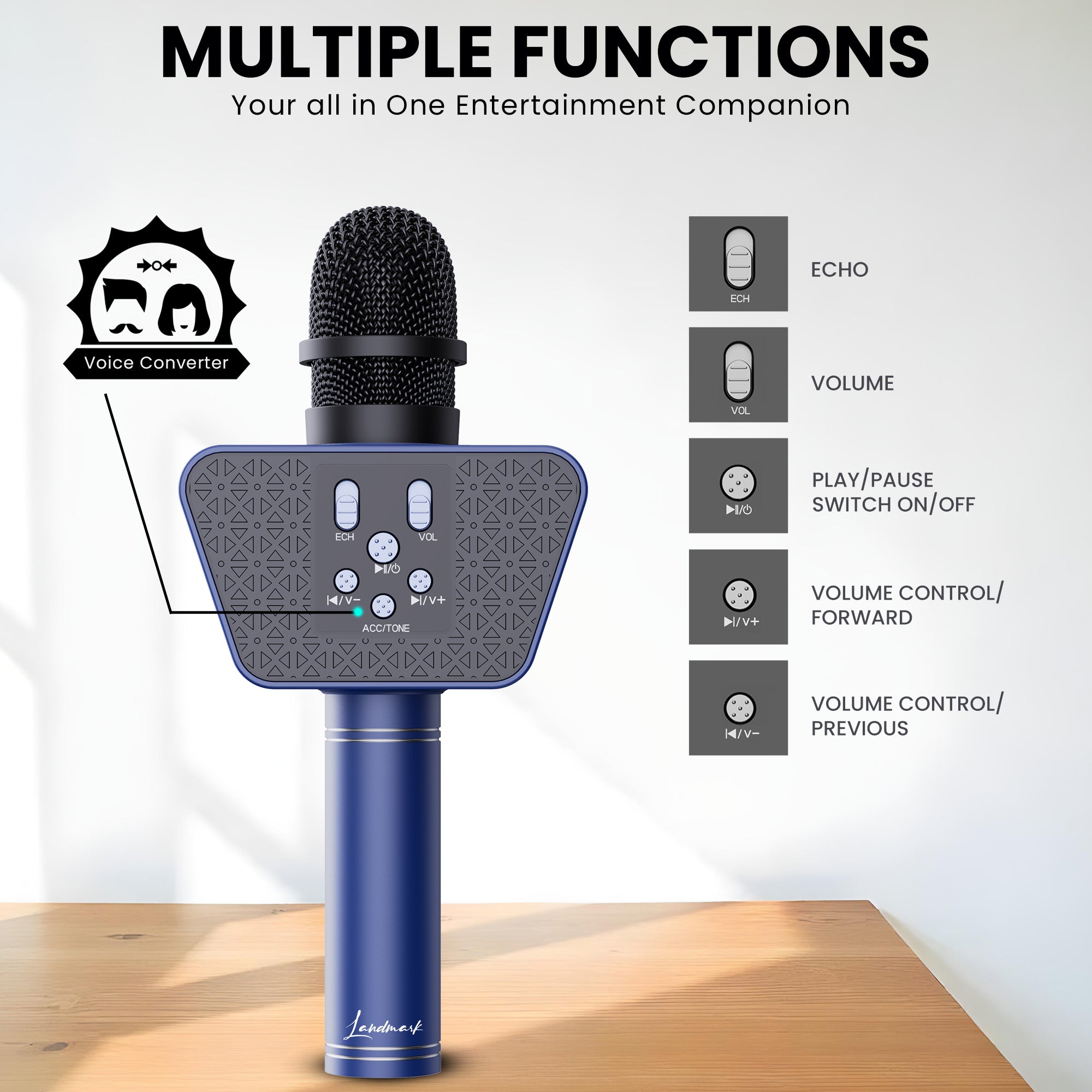 Landmark Karaoke Mic BT55: Elevate Your Singing Experience