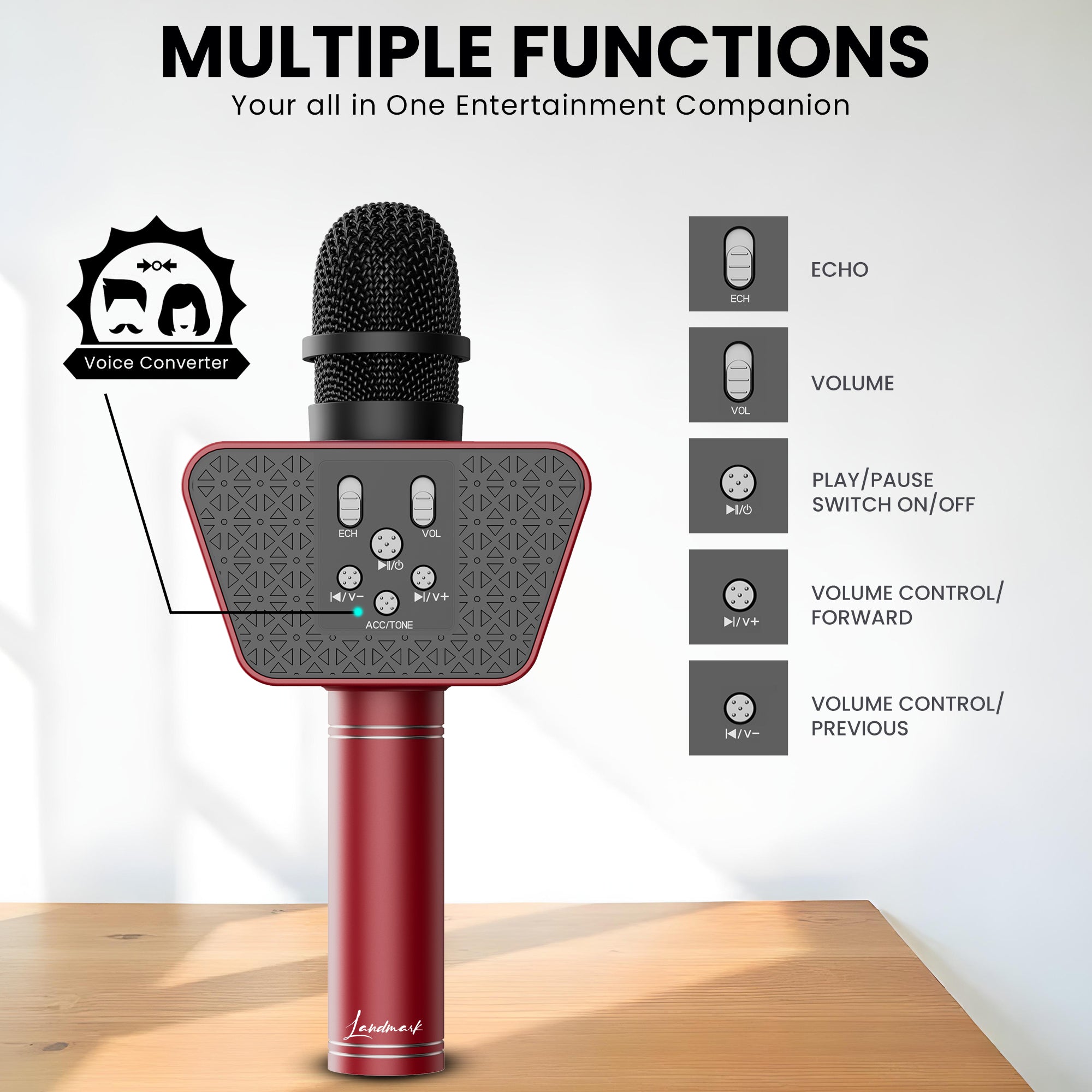 Landmark Karaoke Mic BT55: Elevate Your Singing Experience