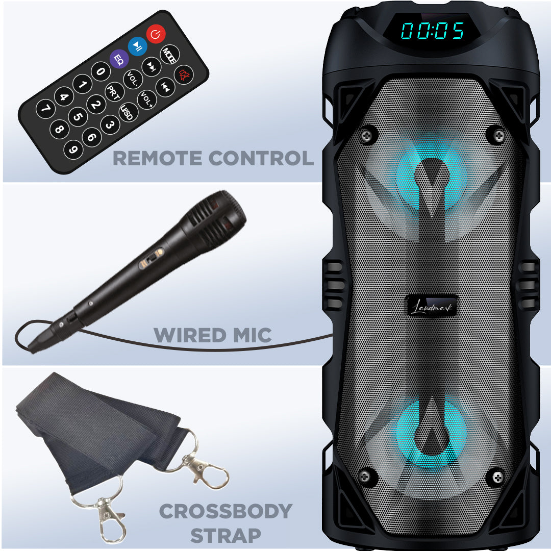 Landmark Barrel LM BT 7063 Portable Speaker: Style, Portability, and Functionality Combined