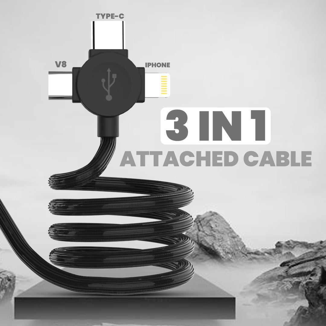 Landmark Car Charger CC608: 3-in-1 Quick Charge Solution
