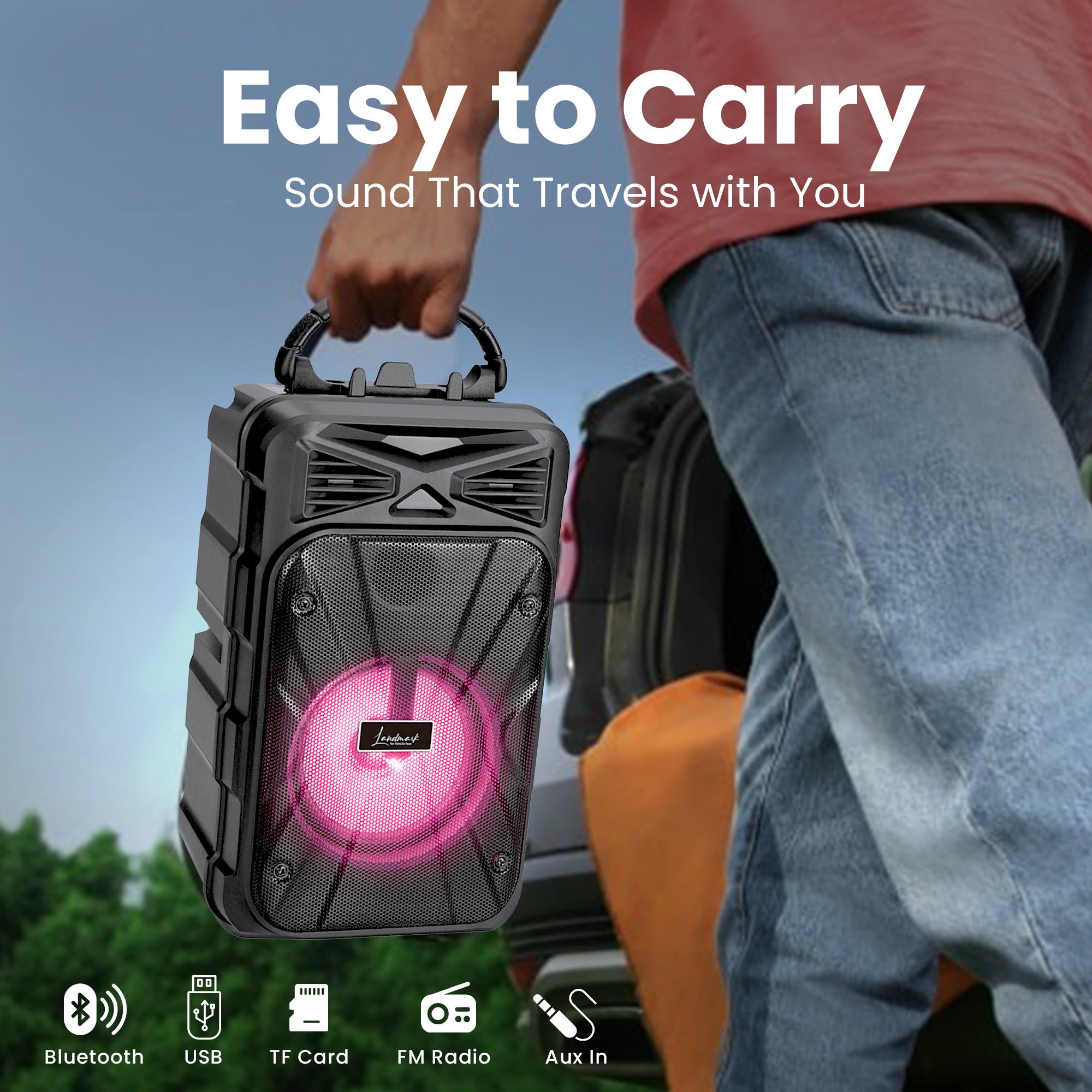 Landmark Aura BT1081 Wireless Speakers: Create Your Own Party Anywhere