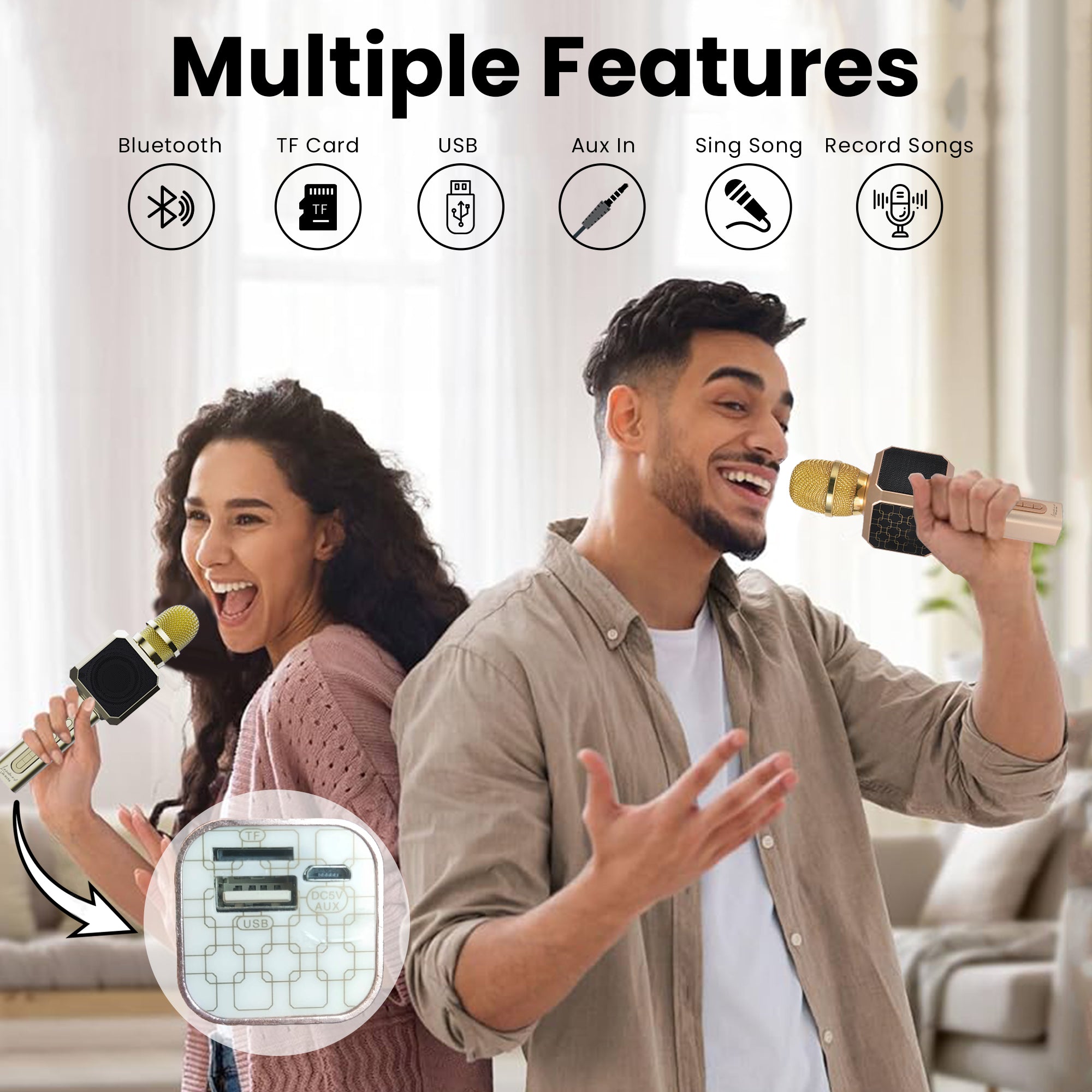 Landmark Karaoke Mic BT58: Unleash Your Inner Star