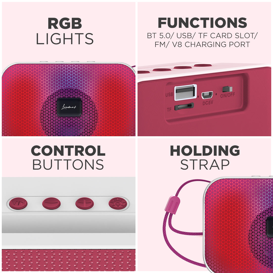 Landmark Zing LM BT 1092 Portable Speaker - Unparalleled Sound Quality and Convenience
