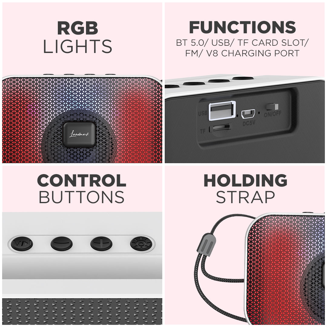 Landmark Zing LM BT 1092 Portable Speaker - Unparalleled Sound Quality and Convenience