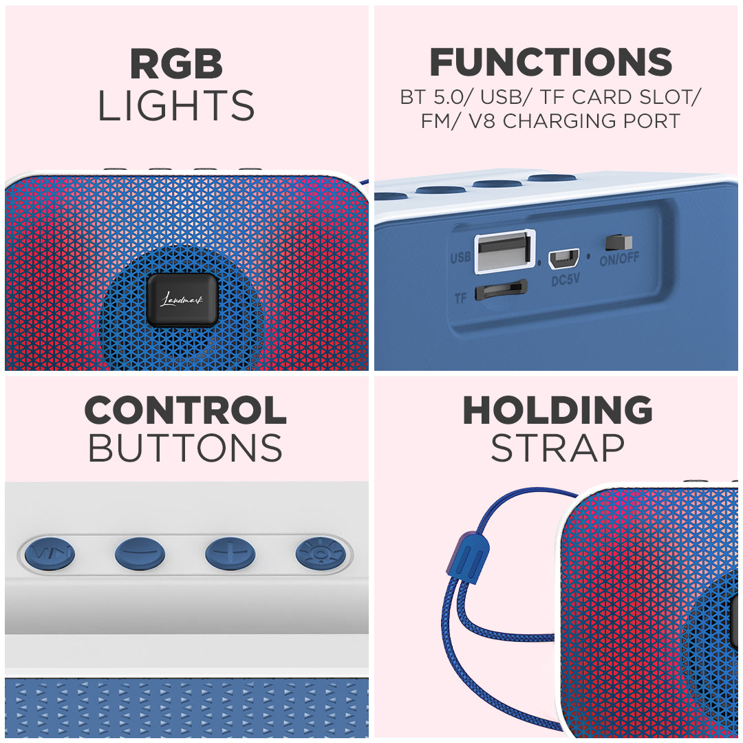 Landmark Zing LM BT 1092 Portable Speaker - Unparalleled Sound Quality and Convenience