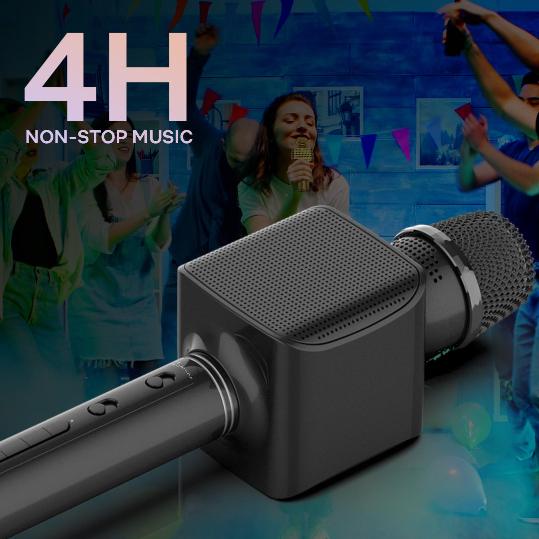 Landmark LM BT1122 Handheld Wireless Singing Mic, Voice Recording Multi-Function Karaoke Microphone