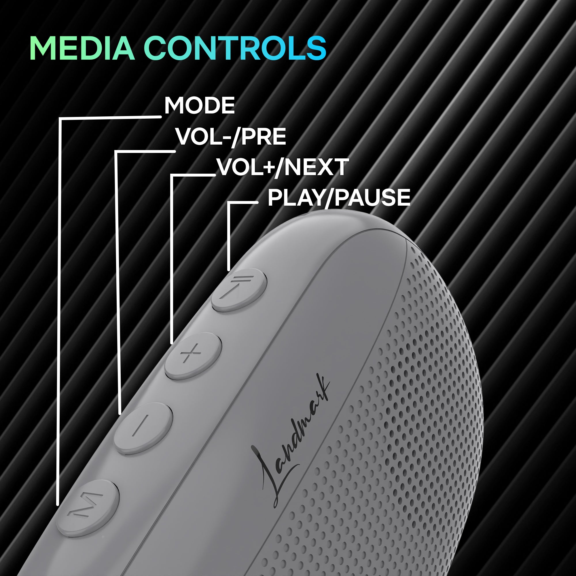 Landmark Bolt BT1088 Portable Speaker: Style and Sound Harmony