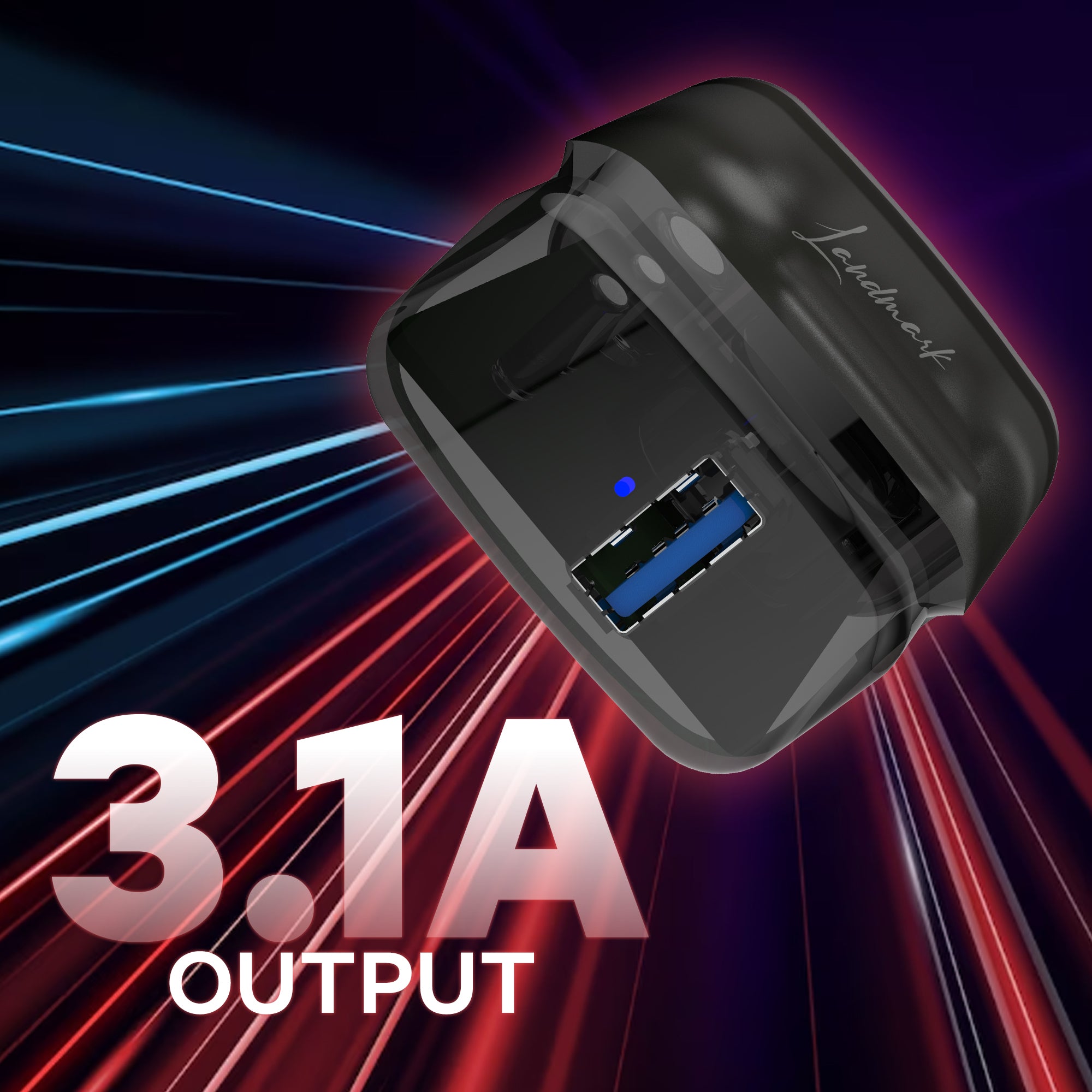Landmark SeeTru.4 TC618 Travel Charger - Quick Charging, Versatile Compatibility