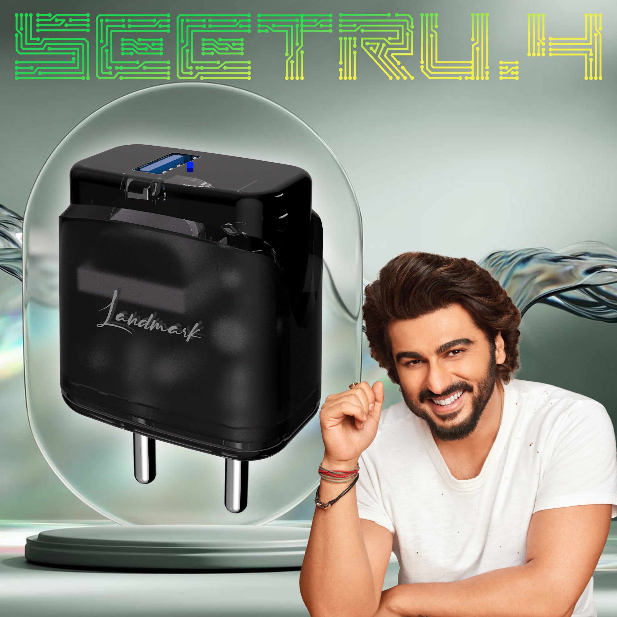 Landmark SeeTru.4 TC618 Travel Charger - Quick Charging, Versatile Compatibility
