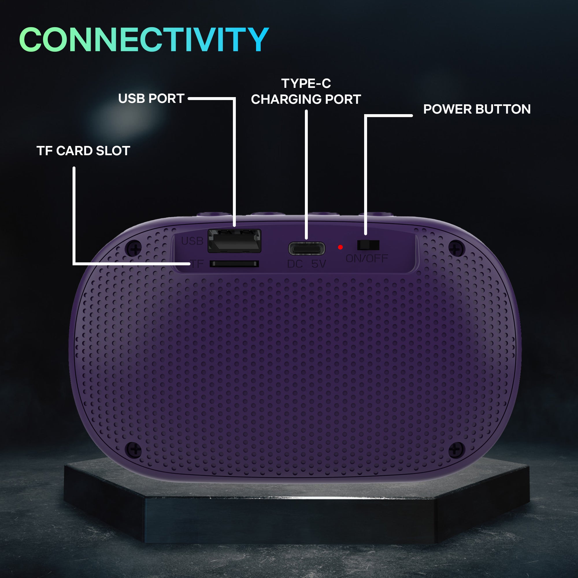 Landmark Bolt BT1088 Portable Speaker: Style and Sound Harmony
