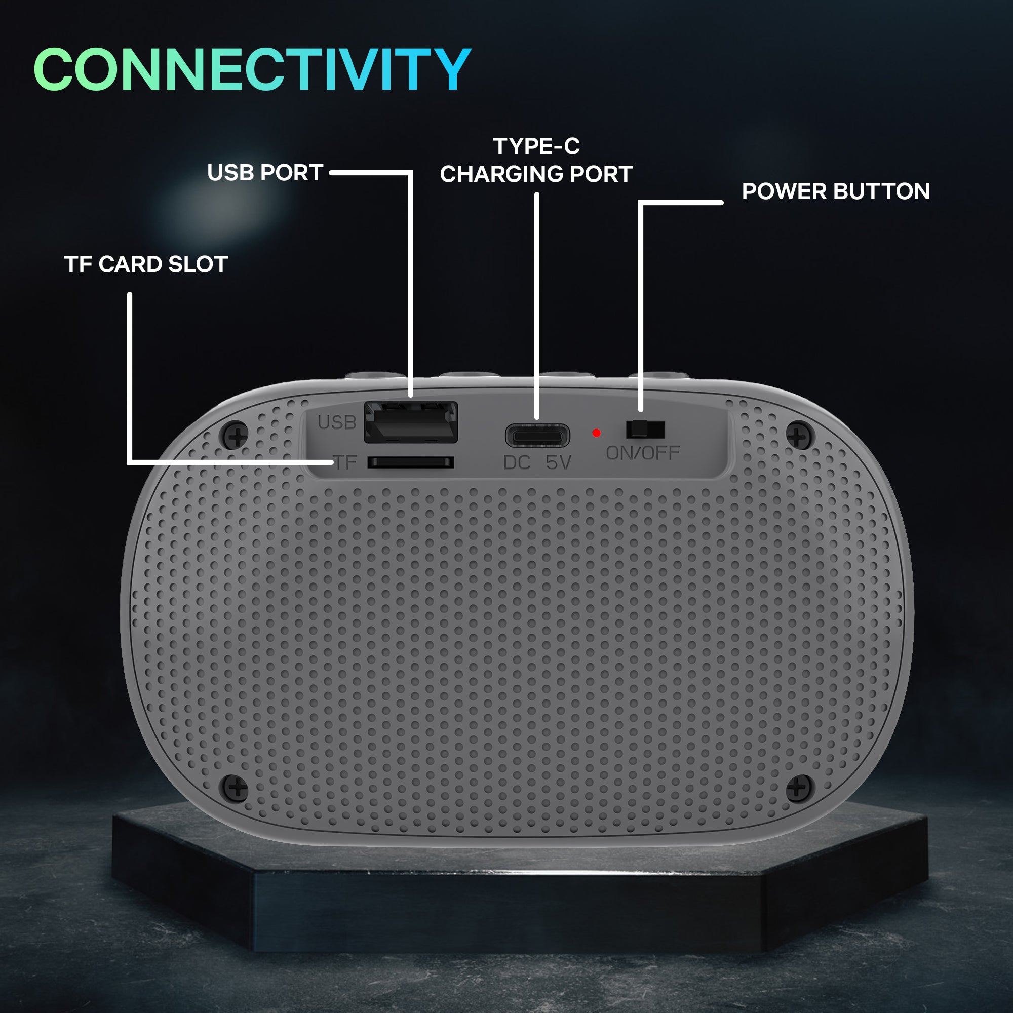 Landmark Bolt BT1088 Portable Speaker: Style and Sound Harmony