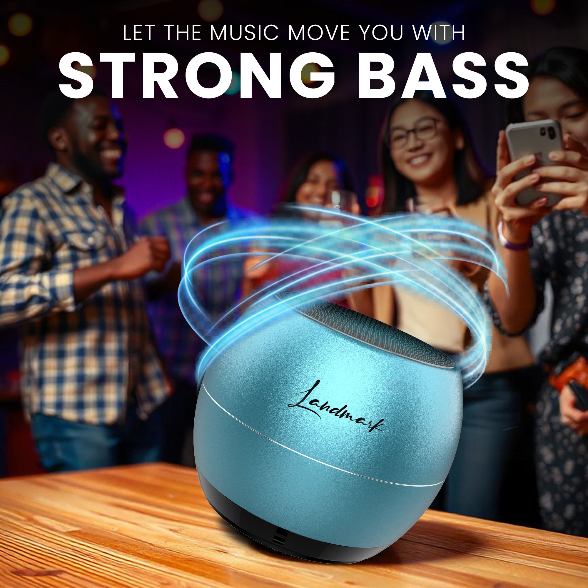 Landmark Shell BT1045 Portable Speaker - Tiny Yet Mighty