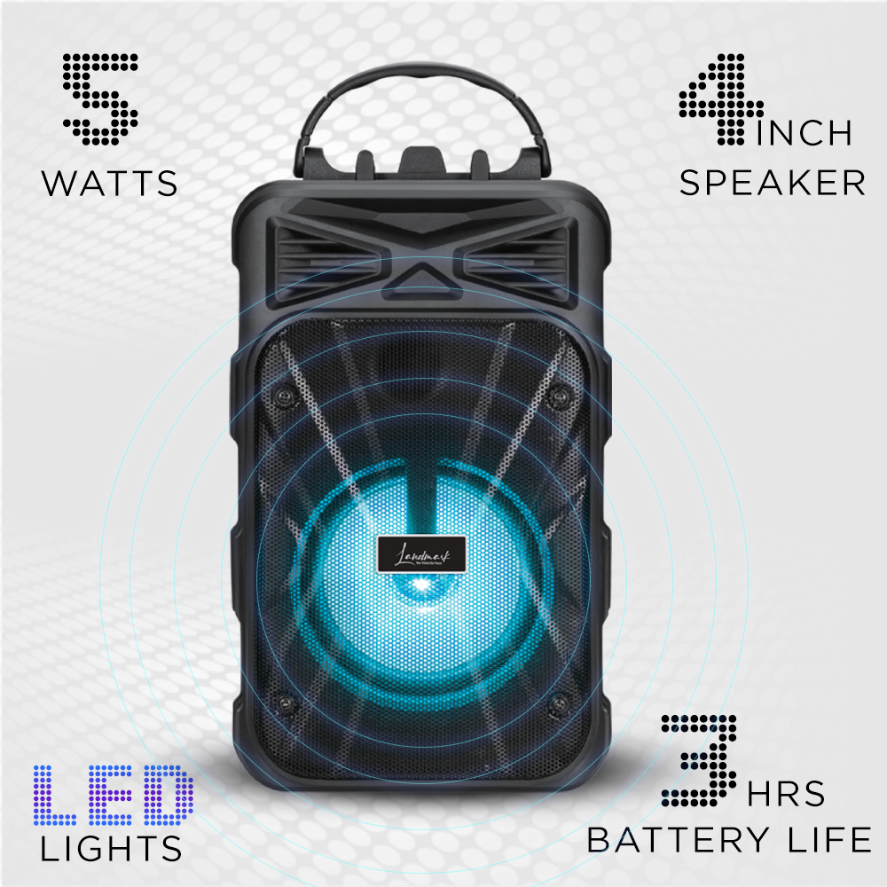 Landmark Aura BT1081 Wireless Speakers: Create Your Own Party Anywhere