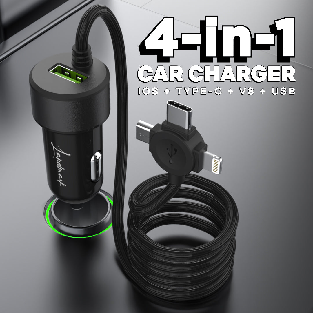 Landmark Car Charger CC608: 3-in-1 Quick Charge Solution